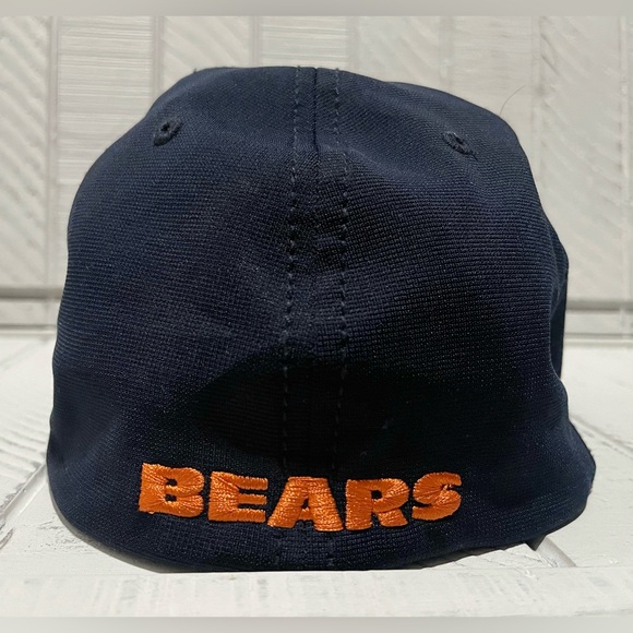NFL Team Apparel Chicago Bears Logo ‘47 Brand Navy Closer Stretch Fit Hat Cap OS - Picture 3 of 9